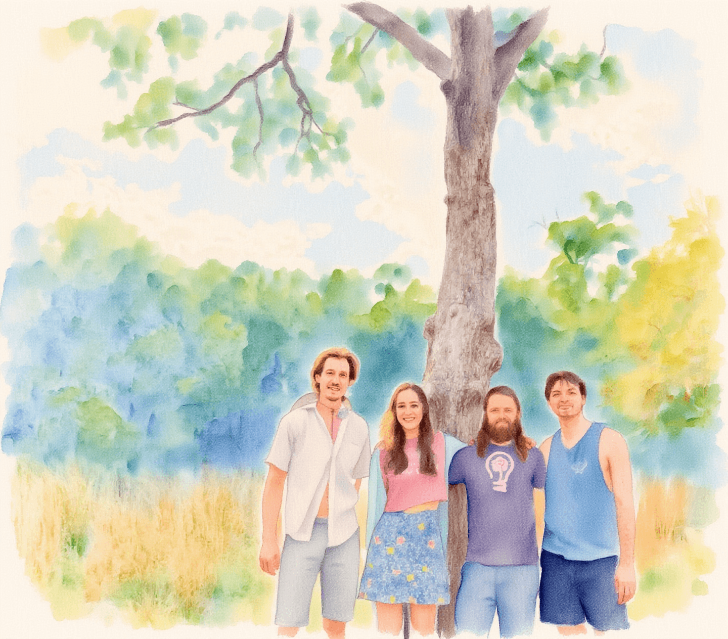 The BRKT team on a peace walk together